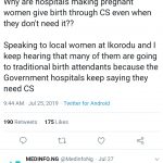C-Section for profit 