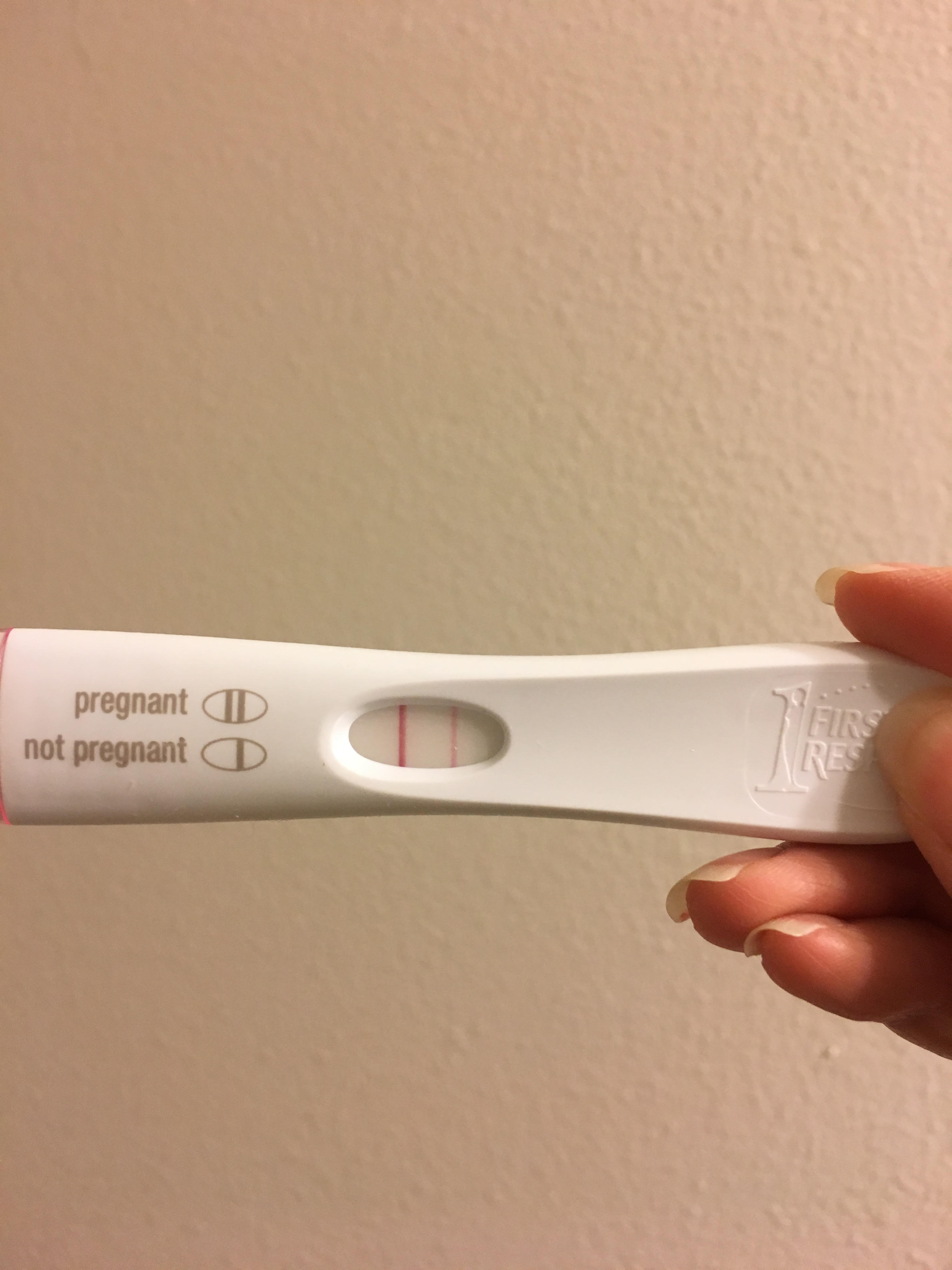 positive pregnancy test prank