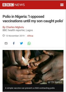 Antivaxxers in Nigeria