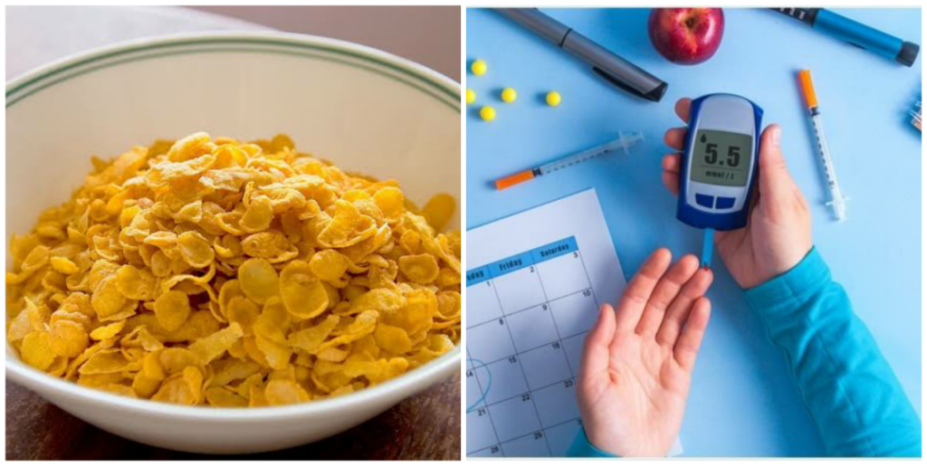 Can a diabetic patient eat cornflakes?