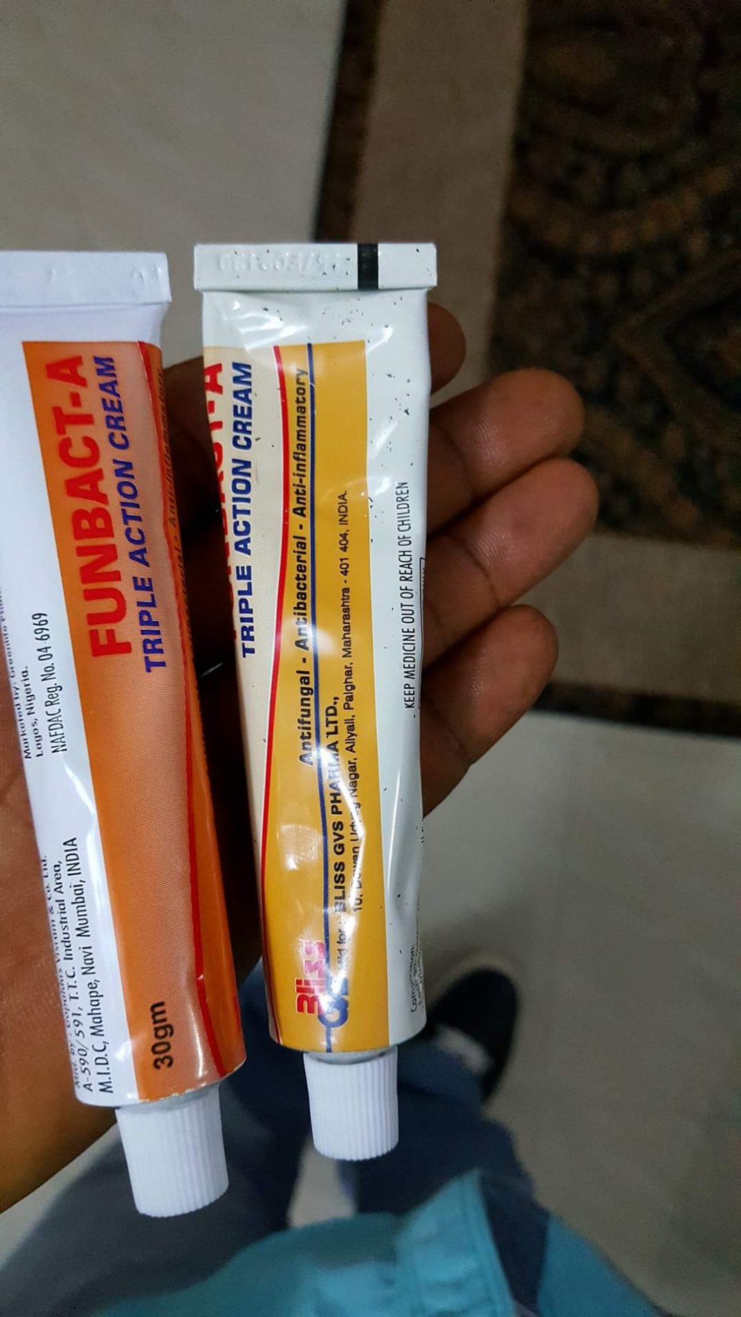 Difference between fake and original Funbact A Difference between fake and original Funbact A