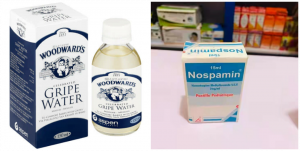 Can Nospamin and Gripe water be used together?