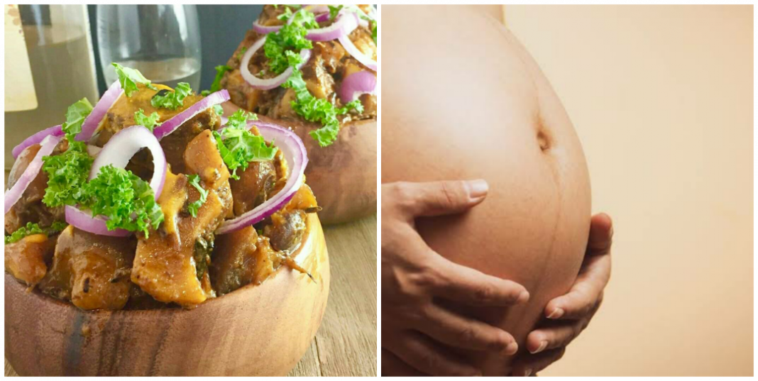 Can A pregnant woman take nkwobi and Isi ewu?