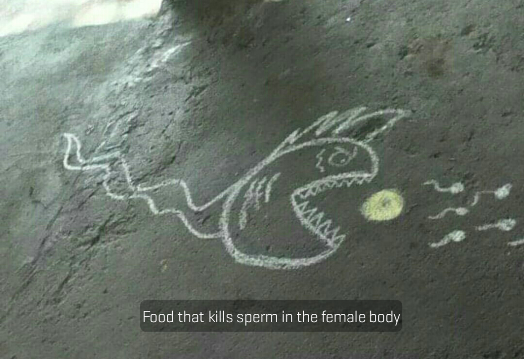 Food that kills sperm in the female body