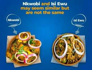 Difference between Nkwobi and Isi Ewu