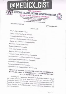 BREAKING: FG increases doctors hazard allowance for N5, 000 to N40,000 Naira