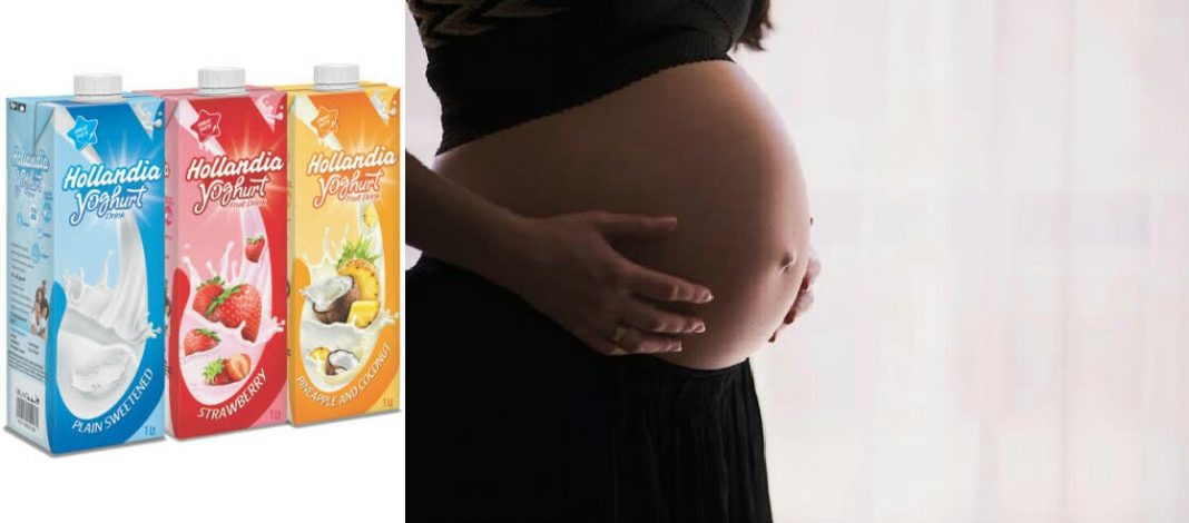 Can a pregnant woman Drink Hollandia yoghurt?