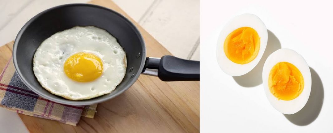 Boiled and fried egg which is better, healthier and has more calorie?