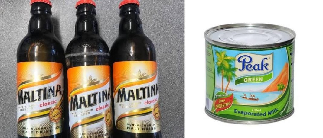 What does the mixture of malt and milk do to the body?