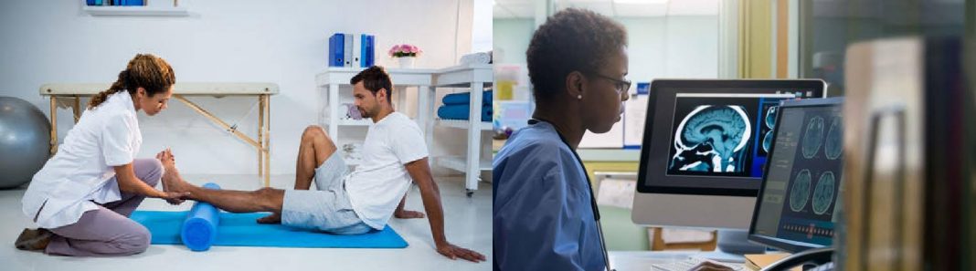 Which is better radiology or physiotherapy?