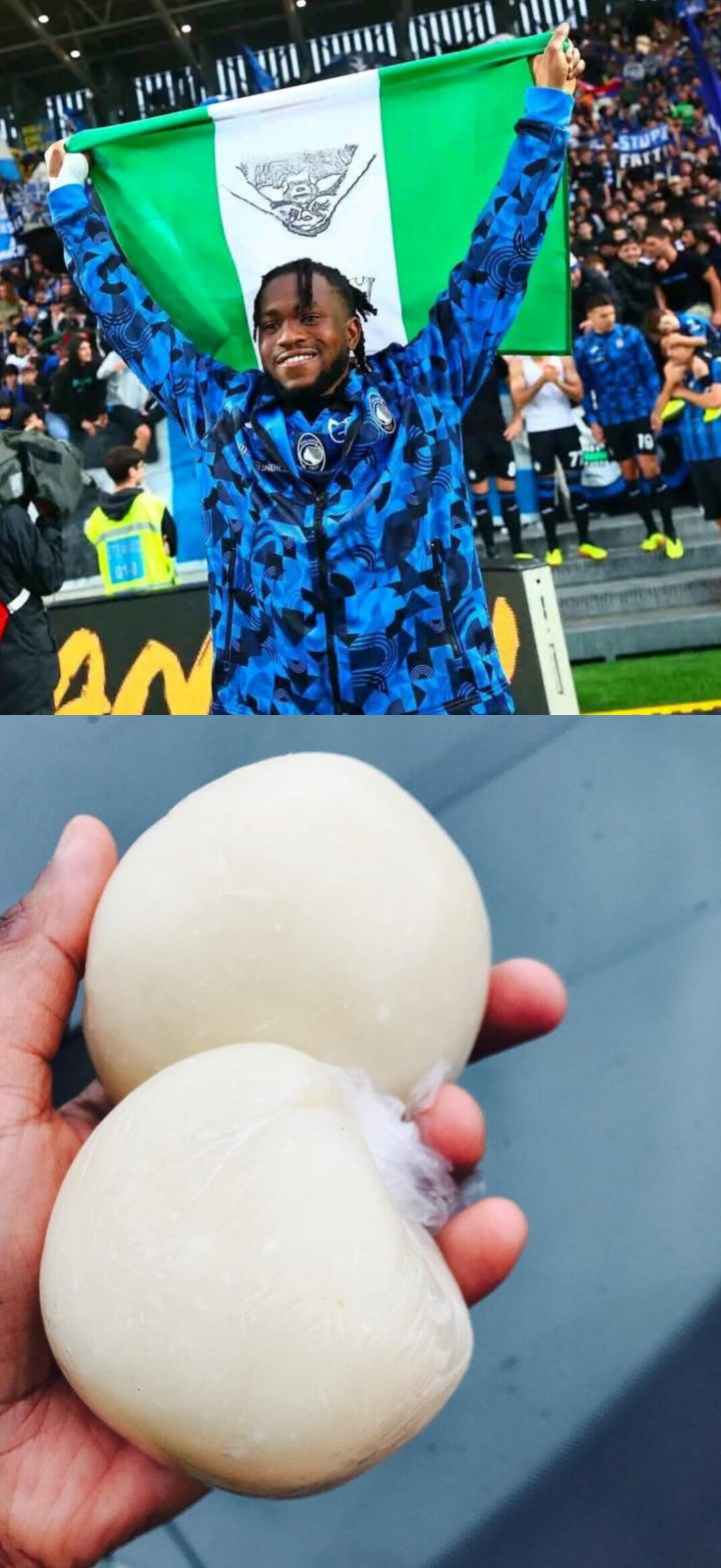 Ademola Lookman loves fufu Ademola Lookman