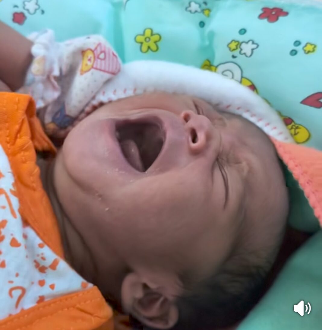 Baby cry at birth