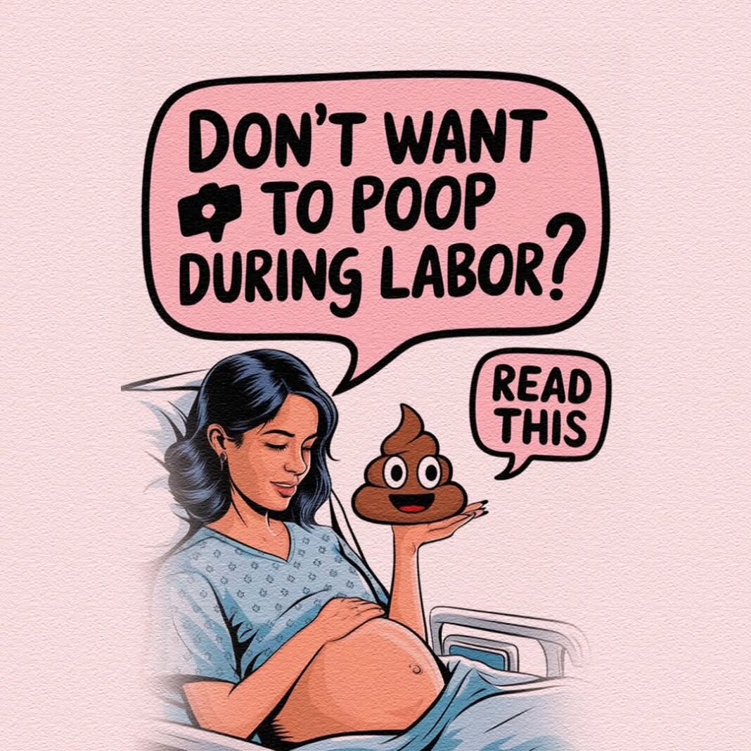How to prevent pooping during labour