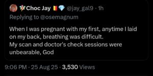 Why pregnant women shouldn't lay on their back