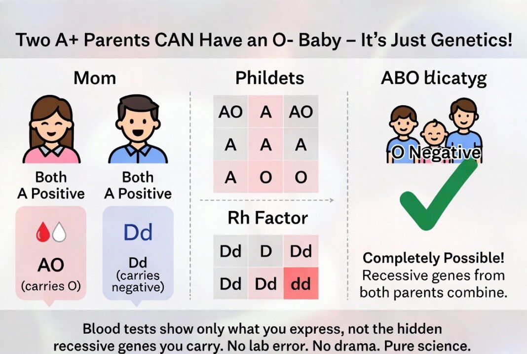 can a+ and a+ give birth to o+ can a+ and a+ give birth to o+