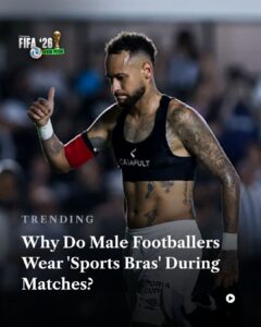 Why do Male footballers wear