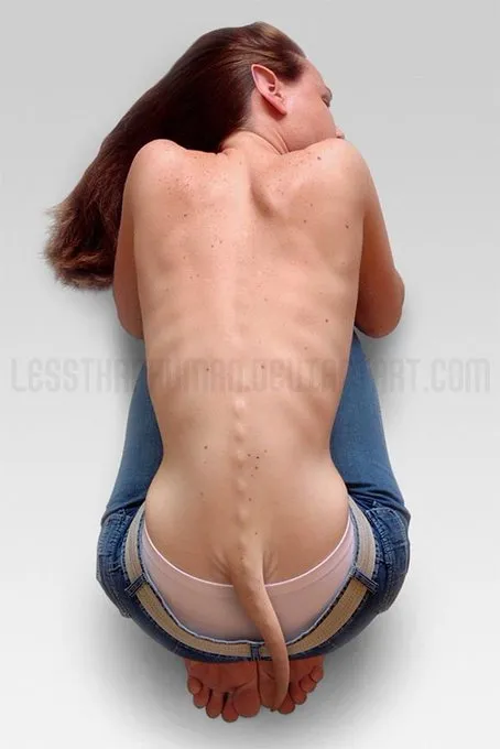 DID YOU KNOW some people were born with tails?